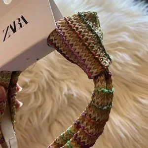 Zara | Accessories | Zara Woven Knotted Headband | Poshmark